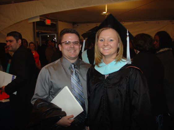 Jenni and Lance after Graduation