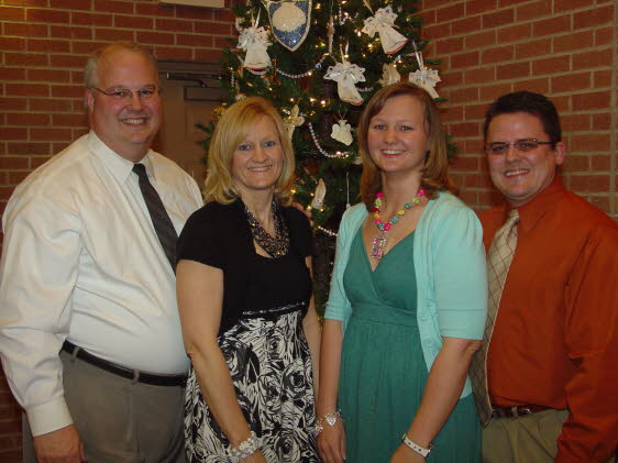 In front of church Christmas Tree